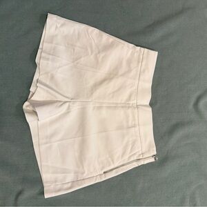 Zara High Waist White Women's Shorts